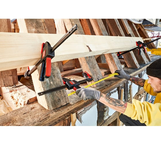 Струбцина пистолетного типа BESSEY2.7 кН, 600 x 90 мм, распор 195-790 мм BE-EZXL60-9