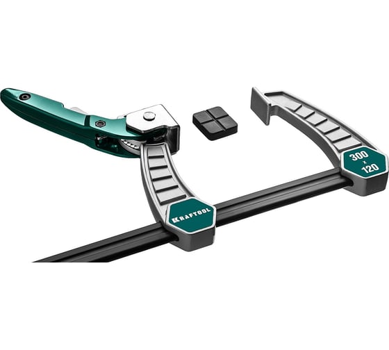 Струбцина KRAFTOOL KL-300/120 быстрозажимная 300/120 мм, тип F, 32019-120-300
