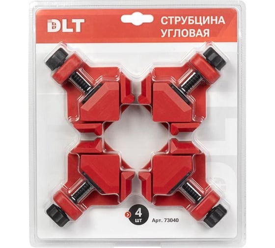Набор угловых струбцин DLT 4 шт. 73040