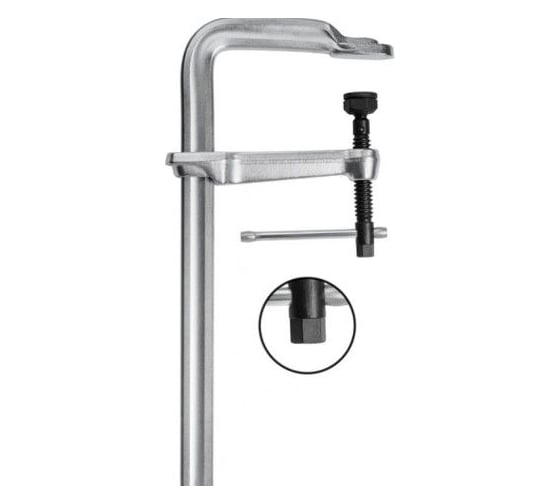 Струбцина для тяжёлых нагрузок BESSEY STB40M 400/175, 22 кН, затяжка 70 Нм, Т-ручка BE-STB40M 1