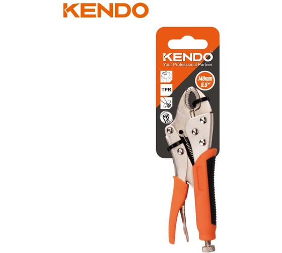 Ручной зажим с фиксатором KENDO 250 мм 11603
