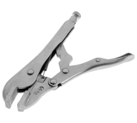 Ручной зажим ТУНДРА усиленный, плоский захват, с фиксатором, 250 мм 4726216