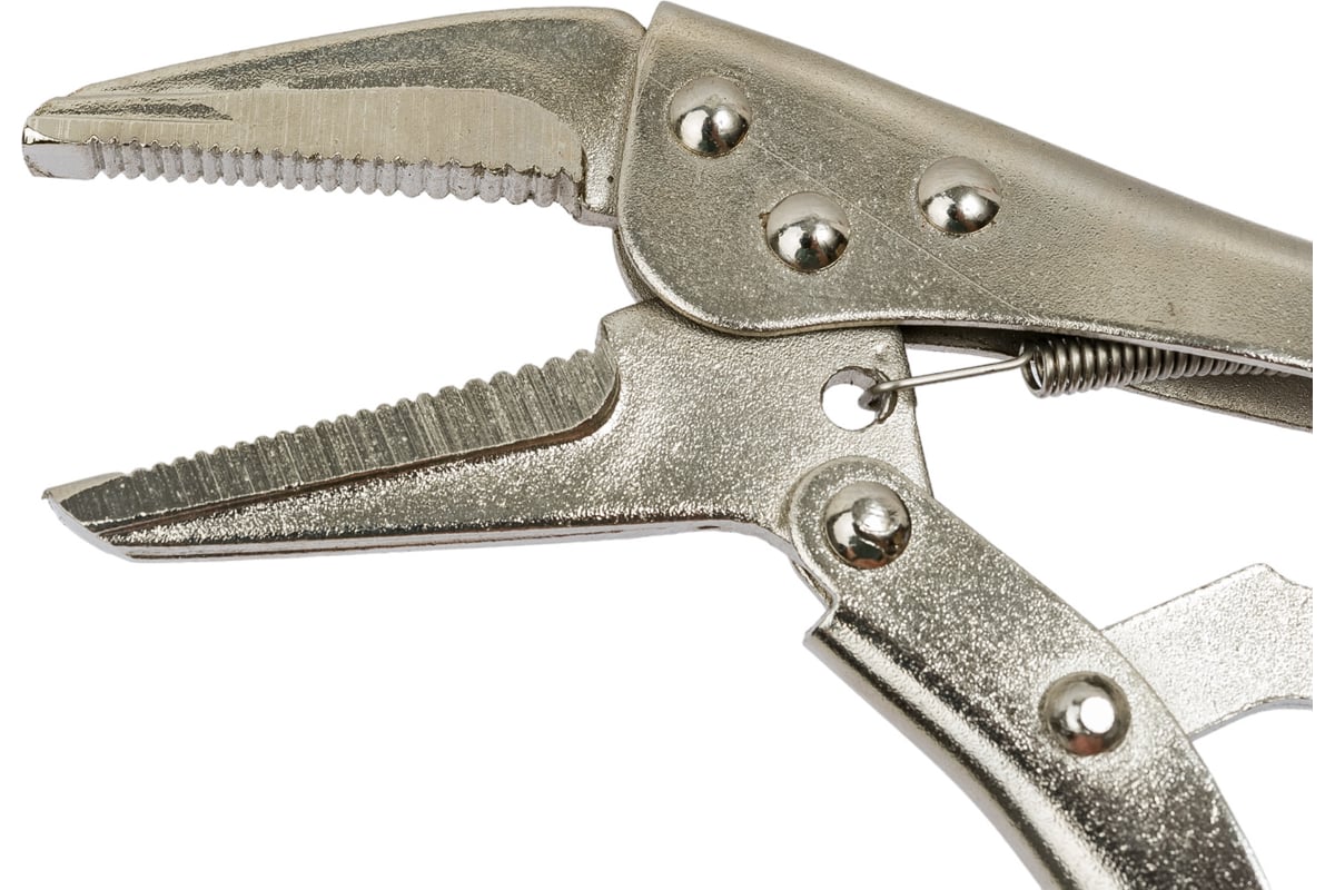 Ручной зажим ТУНДРА удлиненный плоский захват, с фиксатором, 160 мм ...