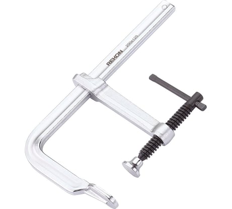 Цельнометаллическая струбцина REKON RF01-200-120 c Т-образной рукояткой 058015