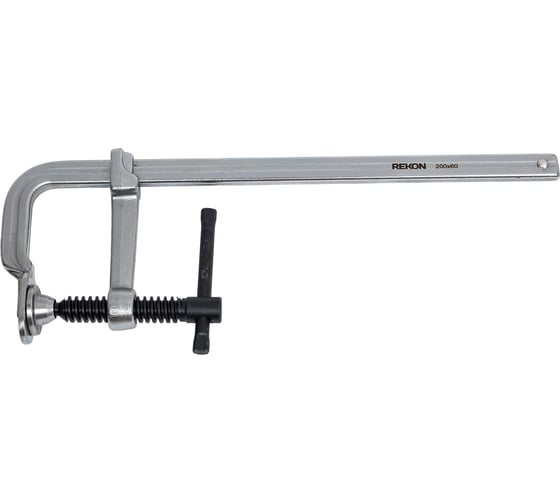 Цельнометаллическая струбцина REKON RF01-200-60 c Т-образной рукояткой 058003