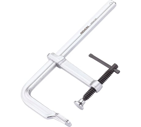 Цельнометаллическая струбцина REKON RF01-250-120 c Т-образной рукояткой 058016