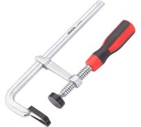 Цельнометаллическая струбцина с защитными колпачками REKON RF07-160-60 с эргономичной рукояткой из пластика 058202