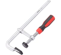 Цельнометаллическая струбцина с защитными колпачками REKON RF07-200-60 с эргономичной рукояткой из пластика 058203