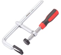 Цельнометаллическая струбцина с защитными колпачками REKON RF07-200-80 с эргономичной рукояткой из пластика 058206