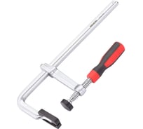 Цельнометаллическая струбцина с защитными колпачками REKON RF07-300-100 с эргономичной рукояткой из пластика 058212