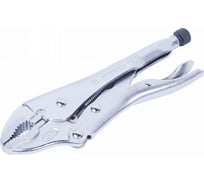 Зажим с фиксатором KING TONY 125 мм, с закругленными губками 6011-05R