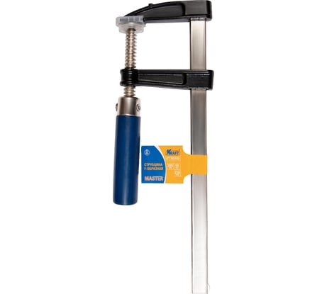 Струбцина KRAFT Master F-образная, 200х50х250 мм, деревянная рукоятка KT 705102