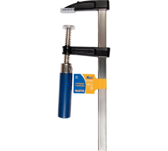 Струбцина KRAFT Master F-образная, 200х50х250 мм, деревянная рукоятка KT 705102