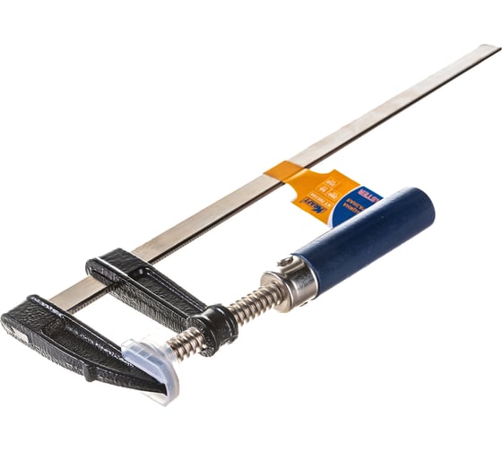 Струбцина KRAFT Master F-образная, 300х50х350 мм, деревянная рукоятка KT 705104