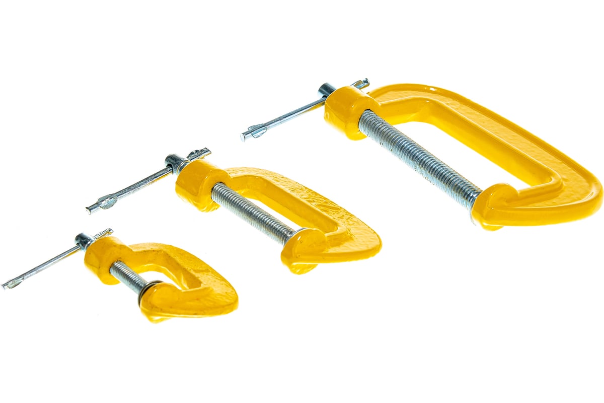 Набор струбцин Stayer SG-3 тип G 25-50-75 мм, 3212-H3_z03 - выгодная ...