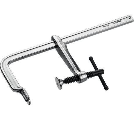 Цельнокованая струбцина ЗУБР КС-300/120 тип F, 300/120 мм 32157-120-300