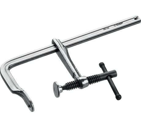 Цельнокованая струбцина ЗУБР КС-200/80 тип F, 200/80 мм 32157-080-200