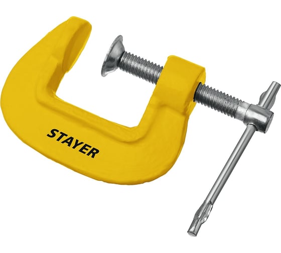 Чугунная струбцина STAYER SG-25 тип G, 25 мм 3215-025