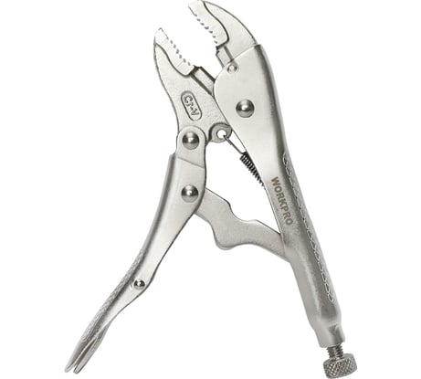 Клещи зажимные WORKPRO с изогнутыми зажимами 250мм CR-V PRO WP231059