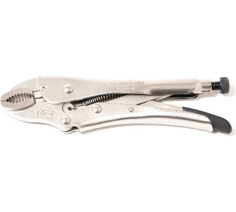 Гейферный зажим FORCEKRAFT овальные губки, Profi, 7"-175мм, в блистере 19964 FK-614175