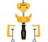 Угловая струбцина DEWALT большое усилие, 2 струбцины для крепления DWHT83853-0 3