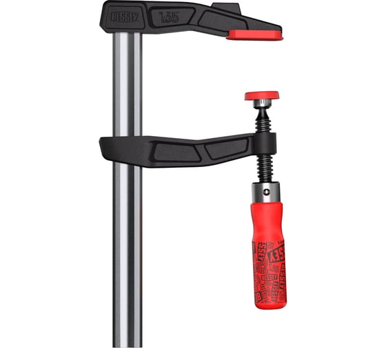 Набор струбцин BESSEY TG25 135 лет 250/120, 6 кН, деревянная ручка 2 шт. BE-TGA25SET-135