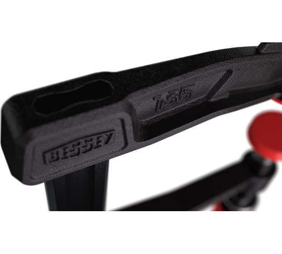 Набор струбцин BESSEY TG25 135 лет 250/120, 6 кН, деревянная ручка 2 шт. BE-TGA25SET-135