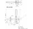 Зажим с вертикальной рукоятью HS CLAMP HS-12130 2