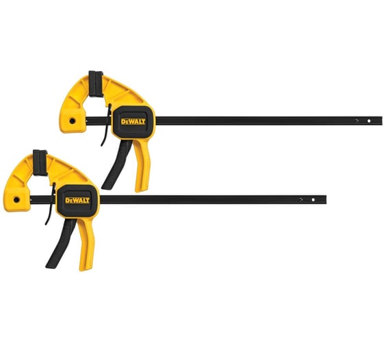 Быстрозажимная струбцина DEWALT 300 мм, 60 кг, 2 шт., DWHT0-83158