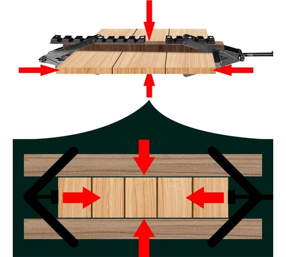 Вайма для склеивания щитов WOODWORK CLM-100