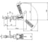 Плунжерный зажим KUKAMET со стопором до 850 кг 513-6-L 2