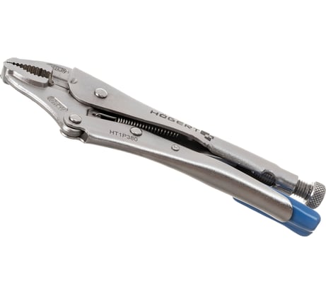 Зажимные клещи HOEGERT TECHNIK круглые губки, 250 мм HT1P380