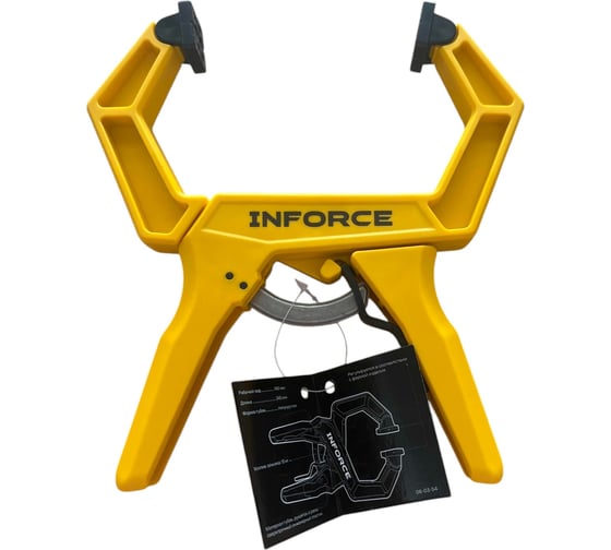 Пружинный зажим Inforce 100мм 06-03-54