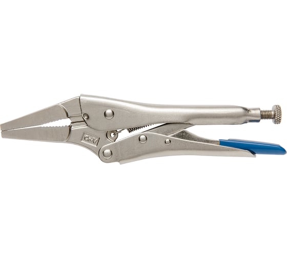 Зажимные клещи HOEGERT TECHNIK удлиненные прямые губки, 225 мм HT1P384 1