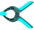 Пружинный зажим HOEGERT TECHNIK 110 мм, 2шт HT3B944 1