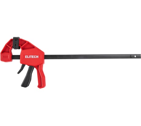 Струбцина быстрозажимная Elitech 12/300,65мм, 75кг, 514102 207226