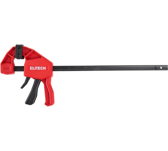Струбцина быстрозажимная Elitech 12/300,65мм, 75кг, 514102 207226 1