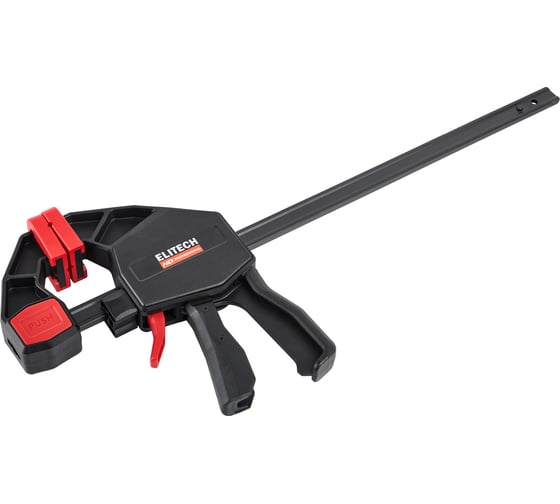 Струбцина быстрозажимная Elitech 12/300,90мм, 300кг, 514202 HD 207230