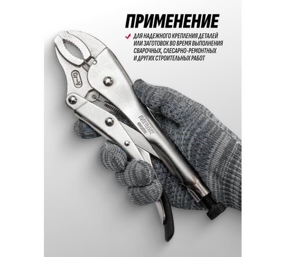 Зажим гейферный Patron 10 (250мм) P-614250(64598)