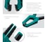 Пружинная струбцина KRAFTOOL SC-10 100х100 мм 32227-10 3
