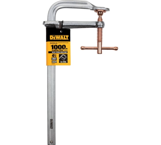 Параллельная струбцина Dewalt 300 мм, 450 кг DWHT83850-1