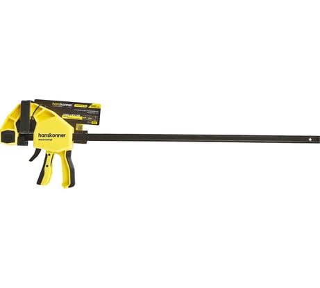 Струбцина быстрозажимная Hanskonner 600мм, 300кгс, сжим-разжим, HK1078-09-60