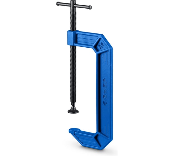 Чугунная струбцина ЗУБР ПСС-200, 200 мм, тип С (G-образная), Профессионал (32245-200) 32245-200_z03 1