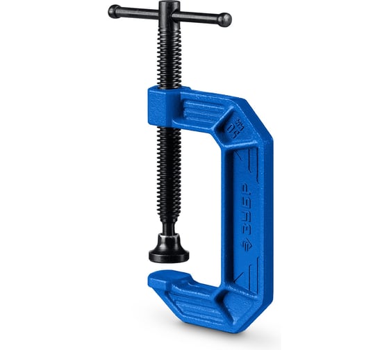 Чугунная струбцина ЗУБР Зубр ПCС-50, 50 мм, тип С (G-образная), Профессионал (32245-050) 32245-050_z03 1