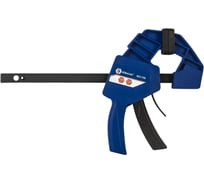 Струбцина пистолетная КОБАЛЬТ 150 мм, быстрозажимная, усиленная, СИЛА ЗАЖИМА 150 КГC 923-729