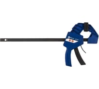 Струбцина пистолетная КОБАЛЬТ 300 мм, быстрозажимная, усиленная, СИЛА ЗАЖИМА 150 КГC 923-736