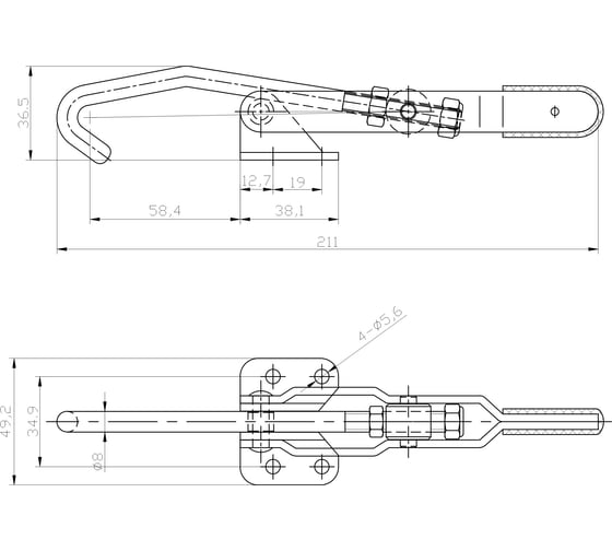 Стягивающий зажим HS CLAMP HS-451