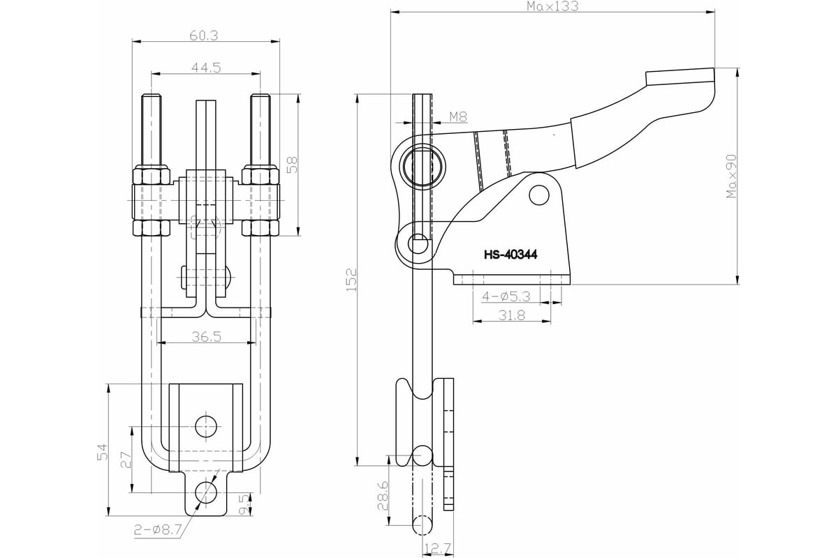 Стягивающий зажим HS CLAMP HS-40344 - выгодная цена, отзывы ...