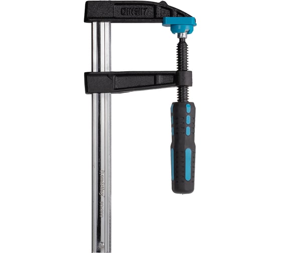 Струбцина F-образная винтовая Smartbuy Tools 80x200, металлическая, пластиковая прорез. рукоятка SBT-GFC-200P2 1