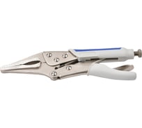 Ручной зажим с прямыми губками и фиксатором АВРОРА 220мм 40431